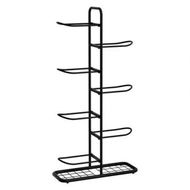 Detailed information about the product Everfit Ball Storage Rack Sports Equipment Organizer 7-Tier Holder for Garage Gym Black