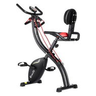 Detailed information about the product Everfit Folding Exercise Bike Magnetic X-Bike Indoor Cycling Resistance Rope