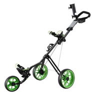 Detailed information about the product Everfit Golf Buggy Quick Folding Trolley Golf Cart 3 Wheels Height Adjustable