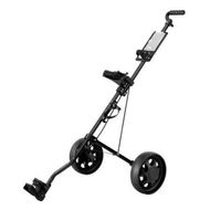 Detailed information about the product Everfit Golf Buggy Quick Folding Trolley Golf Cart Trolley 2 Wheels Cup Holder