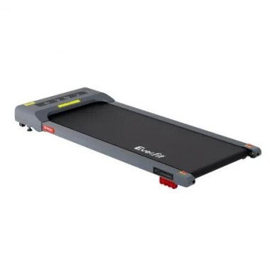 Everfit Treadmill Electric Walking Pad Incline Under Desk Home Gym 380mm Grey