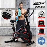 Detailed information about the product Excercise Bike Stationary Bicycle Spin Gym Trainer Indoor Aerobic Cycling Pedal Exerciser with Adjustable Resistance