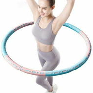 Detailed information about the product Exercise Hula Hoop 6 Sections Detachable Adjustable Weight Loss Waist Slim Size 90cm