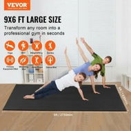 Detailed information about the product Exercise Mat Non Slip High Density Premium Yoga Mat Exercise Yoga Mat for Men & Women Fitness & Exercise Mat with Bag & Carry Strap (9x6ft)