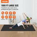 Exercise Mat Non Slip High Density Premium Yoga Mat Exercise Yoga Mat for Men Women Fitness & Exercise Mat with Bag & Carry Strap (10x6ft). Available at Crazy Sales for $219.95