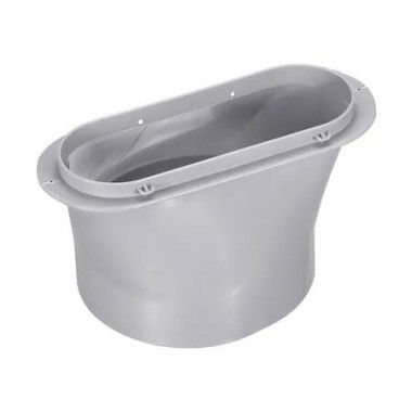 Exhaust Hose Adapter Window Connector Portable Mobile AC Air Conditioner Conditioning Tube Sealing Plate 15cm Grey