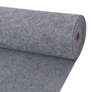 Exhibition Carpet Rib 1.2x10 m Grey