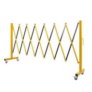 Detailed information about the product Expandable Portable Safety Barrier With Castors 350cm Retractable Isolation Fence
