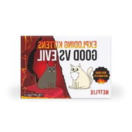 Detailed information about the product Exploding Kittens: Good vs. Evil - Hilarious Family Card Game with 55 New and Improved Cards