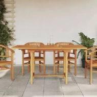 Detailed information about the product Extending Garden Table 110-160x80x75cm Solid Wood Teak