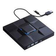 Detailed information about the product External DVD Drive for Laptop and Notebook, USB 3.0, Type-C, CD Player,DVD Writer