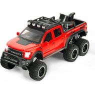 Detailed information about the product F-150 - 1/28 Scale Diecast Metal Toy Truck Refitted Off-Road Truck Model (Red)