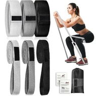 Detailed information about the product Fabric Resistance Bands for Working Out, 6Pack Non-Slip Exercise Bands for Women and Men, Fabric Booty Bands for Home, Fitness, Pilates, Stretching