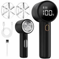 Detailed information about the product Fabric Shaver,Portable Rechargeable Electric Lint Remover,3 Speeds Adjustable Debobbler,LED Display Bobble Remover,Lint Shaver for Various Fabrics,Black