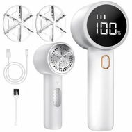 Detailed information about the product Fabric Shaver,Portable Rechargeable Electric Lint Remover,3 Speeds Adjustable Debobbler,LED Display Bobble Remover,Lint Shaver for Various Fabrics,White
