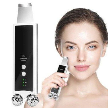 Face Massager Blackhead Removal Tool Microcurrent Massage Roller For Skin Toning/Nutrient Absorption/Lifting Treatment.