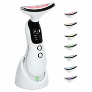 Detailed information about the product Face Massager,Facial Lifting Device,Anti-Aging Neck Eye with 7 Colors 3 Modes,Skin Care,Anti-Wrinkle Device for Slimming Face