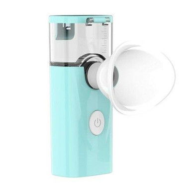 Facial Mister And Eye Sprayer 2-in-1 Nano Ionic Eye Sprayer Portable Personal Water Replenishment COL. Blue.