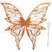 Fairy Wings for Women 80x75cm Fairy Costume Set Large Butterfly Wings for Halloween Party,Orange. Available at Crazy Sales for $19.99