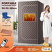 Far Infrared Sauna Tent Foldable Home Dry Heating Spa Box Portable Room Glowing Skin Relax Detoxification Heated Foot Pad Chair Remote Control Indoor. Available at Crazy Sales for $399.95