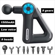 Detailed information about the product Fascia Massage Gun,Handheld Muscle Massager,Mini Massage Gun for Fatigue and Relax,Percussion Massage Gun with 9 Heads And 9 Speeds