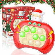 Detailed information about the product Fast Push Game Fidget Toys Pop Game Handheld Bubble Game Console Light up Pop Game Sensory Fidget Toys for Kids Ages 3+ for Boys and Girls, Birthday Gift (Christmas)