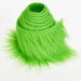 Faux Fur Plush Shaggy Fabric Precut Strips Craft Fluffy Fuzzy Gnome Beard Cosplay Costume Dwarf Decorations Green 5x152cm. Available at Crazy Sales for $9.99