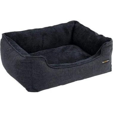 FEANDREA 90cm Dog Sofa Bed with Removable Washable Cover Dark Grey