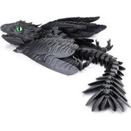 Detailed information about the product Feathered Wyvern Dragon 3D Printed Articulated Fidget Toy,Desktop Pet (Shadowsoar)