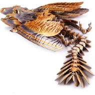 Detailed information about the product Feathered Wyvern Dragon,3D Printed Dragon,Articulated Dragon,Fidget Dragon,3D Printed Toys,Desktop Pet (Stormcrest)