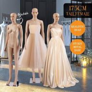 Detailed information about the product Female Mannequin Full Body Manikin Torso Display Stand Dress Form 175CM Adjustable Detachable Skin Tone