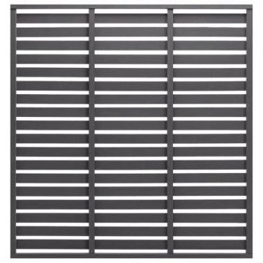 Fence Panel WPC 180x180 cm Grey