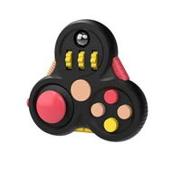 Detailed information about the product Fidget Toys for Teens Fidget Pad Christmas Basket Stuffers Stress Relief Cube Clicker Controller Sensory Educational Toy for ADHD Autism Spinner(Black)
