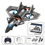 Detailed information about the product Fighter Jet 3D Flips Gravity Altitude Hold One Key Throw To Fly Remote Control Quadcopter EVA Foam Plane Dual Battery Christmas Birthday Gift