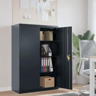 Detailed information about the product File Cabinet Anthracite 90x40x140 cm Steel