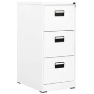 Detailed information about the product Filing Cabinet White 46x62x102.5 cm Steel