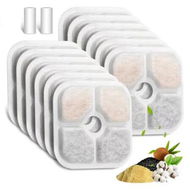 Detailed information about the product Filters Pet Fountain Catit PIXI 16PCS Replacement Triple Action Water Ion Exchange Resin Activated Carbon Cat Drinking Purifier Hydration