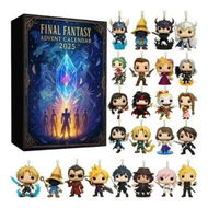 Detailed information about the product Final Fantasy Advent Calendar 2025, 2D Acrylic Final Fantasy Ornament for Men Women Boys Girls, 24 Days Christmas Countdown Advent Calendar