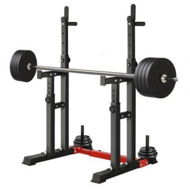 Detailed information about the product Finex Adjustable Squat Rack Weight Bench Press Barbell Bar Stand Weight Lifting