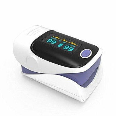 Fingertip Pulse Oximeter Blood Oxygen Saturation Monitoring