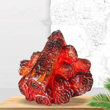 Fireplace Light Flameless LED Artificial Realistic Log Wood Burning Flame Firepit Festival Home Christmas Decoration