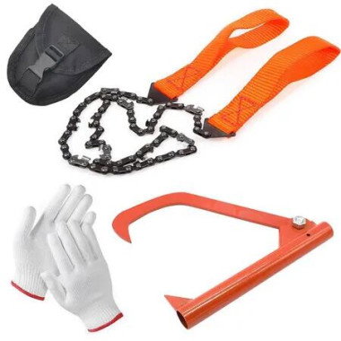 Firewood Puller Tool Pocket Hand Saw Portable Pocket Electric Saw Suitable for Camping Outdoor Survival Wood Cutting Wire Saw Hiking Hand Tool