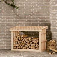 Detailed information about the product Firewood Rack 108x64.5x77 Cm Solid Wood Pine.