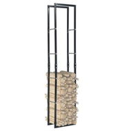 Detailed information about the product Firewood Rack Black 40x25x200 Cm Steel