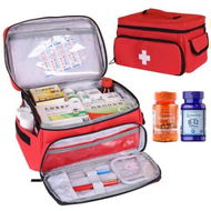 Detailed information about the product First Aid Bag,Medicine Bag Portable Family First Aid Box for Travel,Home,Office,Car,Outdoor,Camping,Hiking Color Red