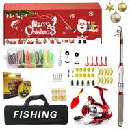 Detailed information about the product Fish Tackle Set Christmas Countdown Fishing Advent Calendar 24 Days Surprise Bait Gift Lures Angling Essentials
