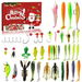 Fishing Advent Calendar 2024, 24 Days of Christmas Countdown Calendar with Fishing Lures Set for Fisher Men Teen Boys, Red. Available at Crazy Sales for $29.95