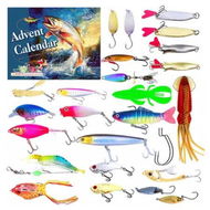 Detailed information about the product Fishing Advent Calendar 2025, Fishing Lure Set, 24 Days of Fishing Advent Calendar Surprise Christmas Countdown Fishing Gifts for Granpa Dad Boyfriend