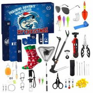 Detailed information about the product Fishing Advent Calendar 2025,24 Day Christmas Countdown Fishing Lures Tackle Set for Fisher Men,Father,Granpa,Boys Xmas Surprise Gift