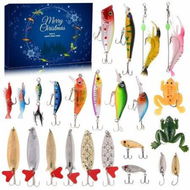 Detailed information about the product Fishing Advent Calendar 24 Days Countdown Fishing Lures Set Christmas Gift for Men and Boys